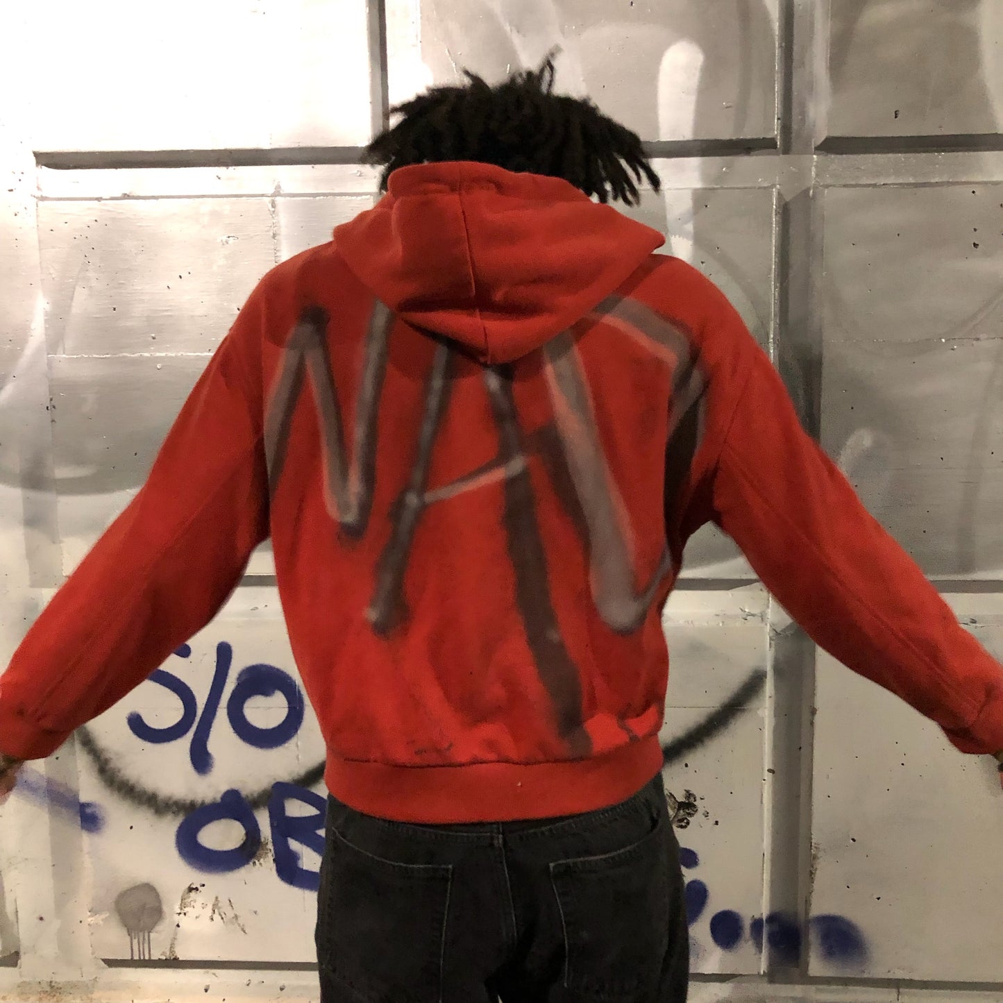 BLOODY ZIP-UP HOODIE