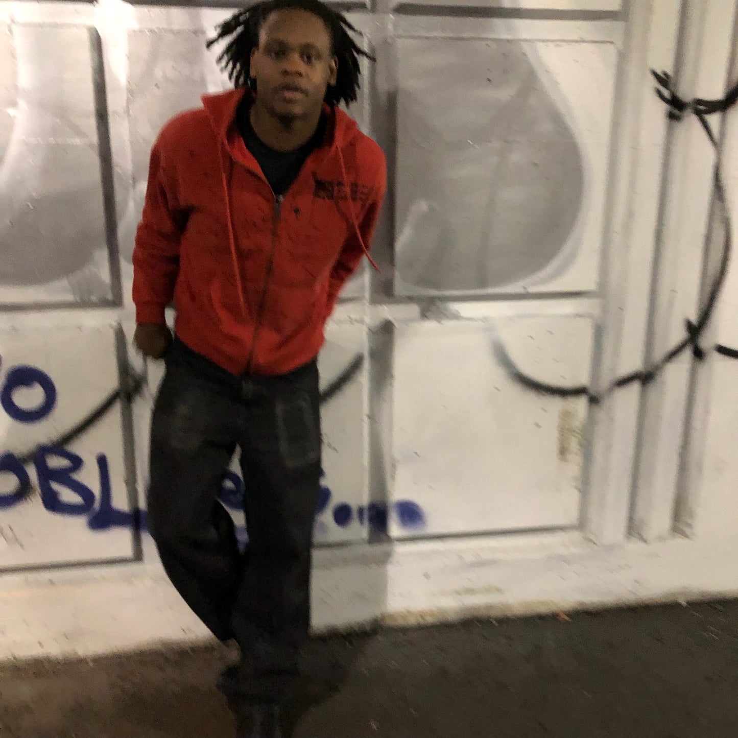 BLOODY ZIP-UP HOODIE